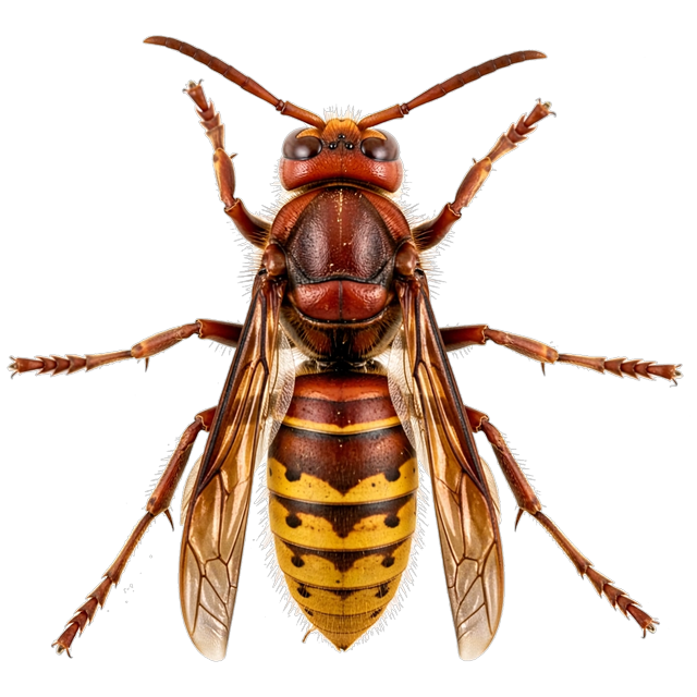European hornet (Vespa crabro)