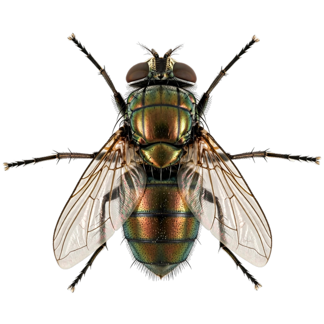 Green bottle fly (Lucilia spp.)