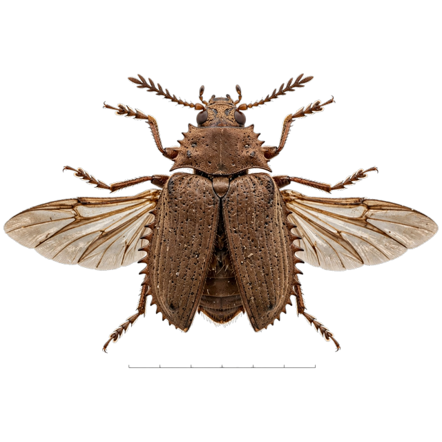 Merchant grain beetle (Oryzaephilus mercator)