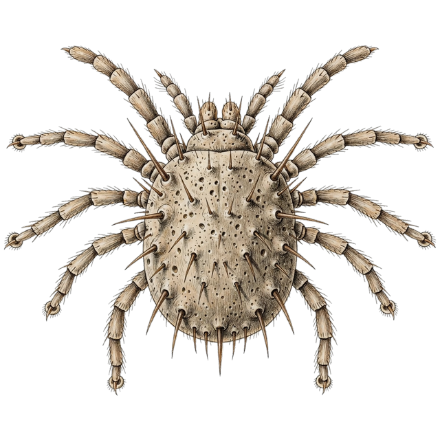 Scabies mite (Sarcoptes scabiei)